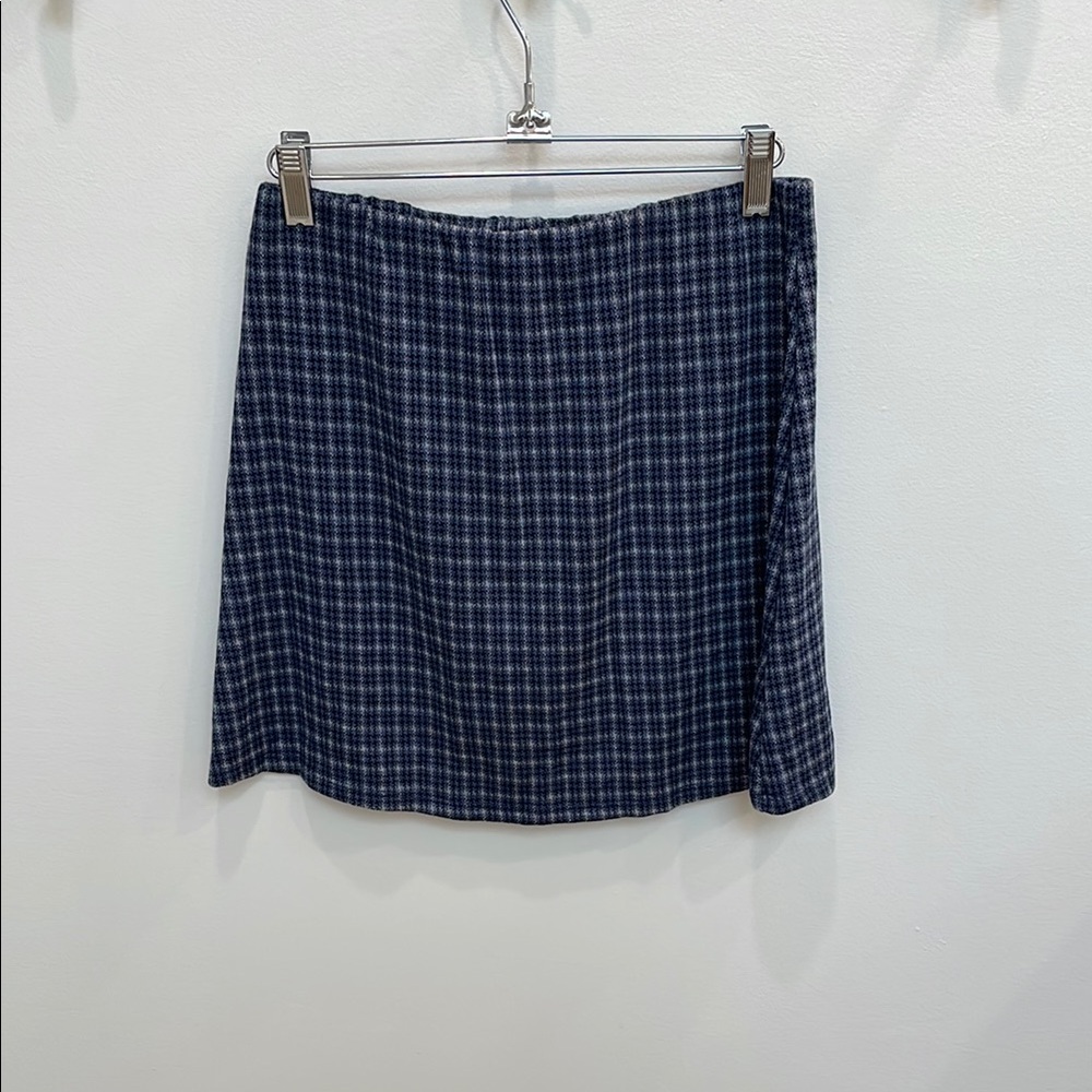 Urban Outfitters Blue and White Mini Skirt